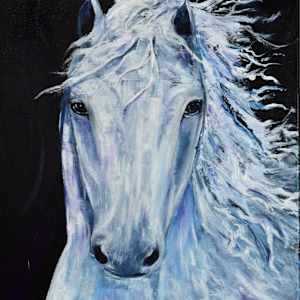 White Horse* by BrendaKay Deyo, Image 1.