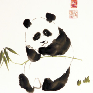 Tiesiog miela panda I / Simply Cute Panda I by Ina Loreta Savickiene