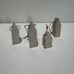 Ornaments 12 white and 8 red by Brandon Reese