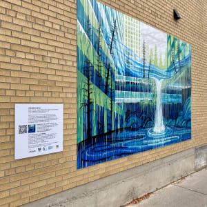 Growing Wild (Maui + Chicago + Jasper NP + Kootenay NP) by Amy Shackleton  Image: Exterior installation view, downtown Cobourg