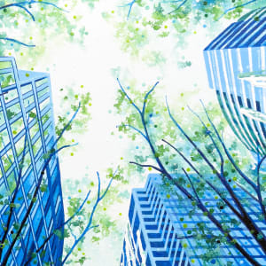 Tower Falls (Virginia + Iceland) by Amy Shackleton 