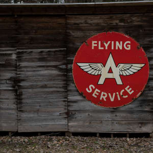 flying A sign by Alan Powell