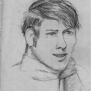self portrait 1968 by Alan Powell, Image 1.