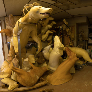 Taxidermy Forms Left Side by Alan Powell