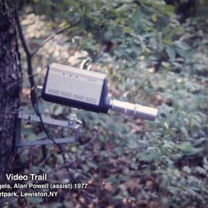 Video Trail by Robert Jungels and Alan Powell, Artpark 1977 by Alan Powell