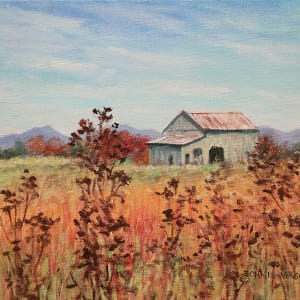 Hilltop Barn by Bonnie Mason