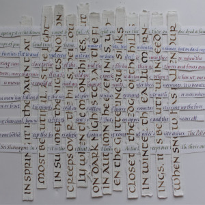 Woven Letters by Brenna O'Toole