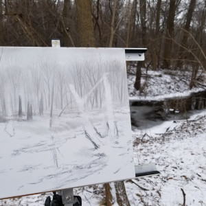 "Ojibway Winter" by Elaine Guitar  