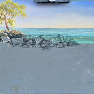 "Shoreline Serenity" by Elaine Guitar  Image: Working on Ampersand Pastelbord