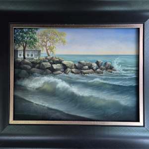 "Shoreline Serenity" by Elaine Guitar 