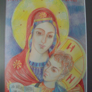 Holy Mother of God  - from the hospital by Gallina Todorova