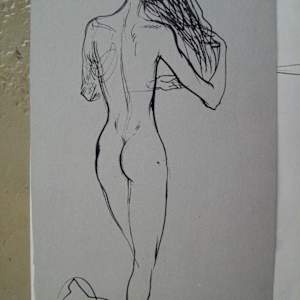 Nude girl/ Out of bathrobe by Galina Todorova 