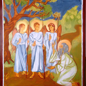 Holy Trinity / Angels at Mamre by Galina Todorova 