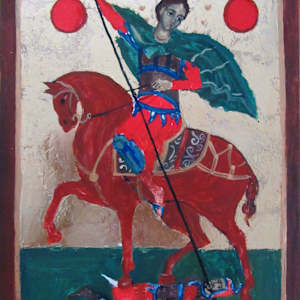 St Demetrius of Thessaloniki by Galina Todorova  Image: moving forward