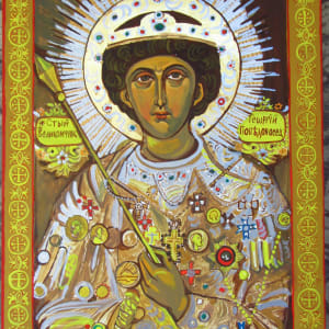 St George at Zograph Monastery by Gallina Todorova