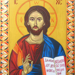 Jesus Christ Pantocrator by Konstantin Shushkov and Galina Todorova 