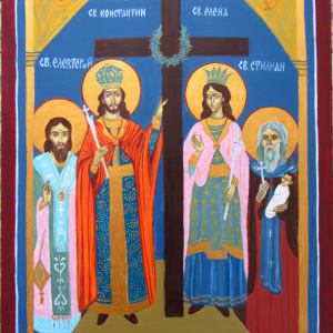 St Constantin and Elena with St Stilian and St Elevteriy