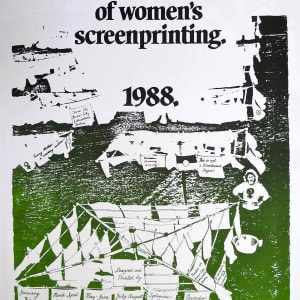 Calendar of Women's Screenprinting 1988 by Barbara Aroney