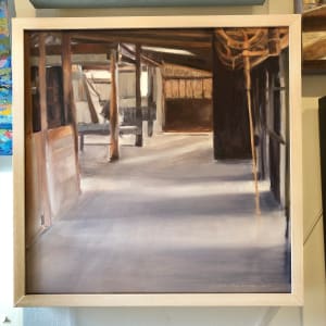 Kinchega Woolshed Interior by Barbara Aroney  Image: Kinchega Woolshed Interior Frame