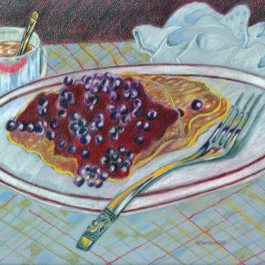 "Blueberry Pancakes on Sunday Morning" by Candace Hardy