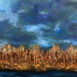 December Clouds on the Farmington by Kate Emery