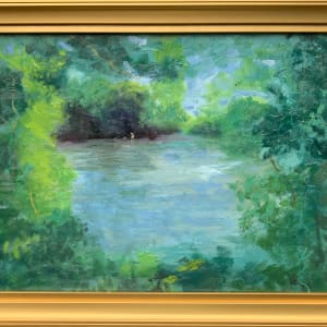 Fishing on the Farmington by Kate Emery 