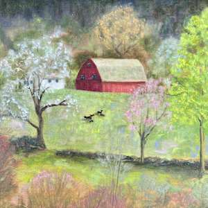 Red Barn at Hill-Stead by Kate Emery