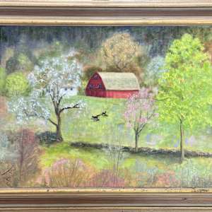 Red Barn at Hill-Stead by Kate Emery 