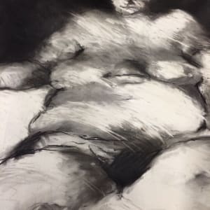 Figure charcoal drawings  by Barry Paddock 