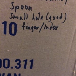 Untitled (fingernail) by David Nelson  