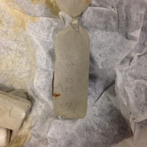 Untitled (hourglass and finger) by David nelson 