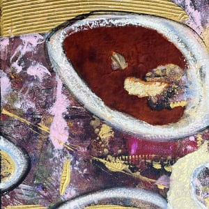 Rose Gold Oysters I by Art by Rhonda Radford - ARTRRA