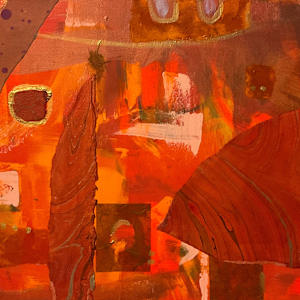 ORANGE Is Good for HUE by Art by Rhonda Radford Adams