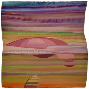 Ground Figure #46 Pink Slump, 2017 by Linda Price-Sneddon