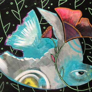 Bluebird Nocturne by Nicolette Leigh Yates