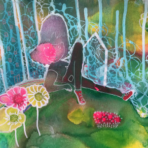 Be the Neon Pink You Wish to See in the World by Nicolette Leigh Yates