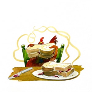 The Little Red Hen: I will eat it myself!