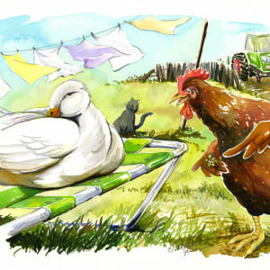 The Little Red Hen and Duck sample image 2
