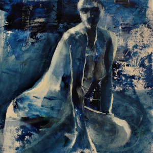 Femme bleu by Danielle Doucet