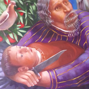 The Restoration of Isaac to His Father Abraham by Rosemarie Adcock 