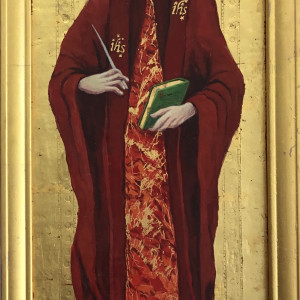 Fr Andrew as Jerome icon by Josephine Josephsen