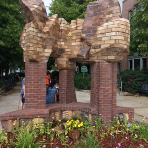 Brick Sculpture by Ken Williams 