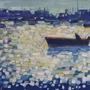 Sunset Harbor by Malcolm Dewey