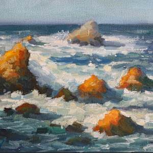 Surf Action by Malcolm Dewey, Image 1.
