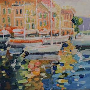 Portofino Harbor by Malcolm Dewey