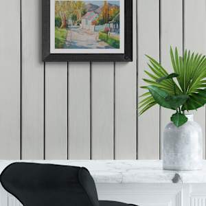 Village Serenity by Malcolm Dewey  Image: To scale (framing suggestion)