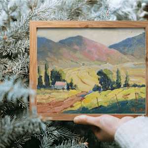 Cape Farm Wheatfields by Malcolm Dewey  Image: Size estimation - not actual frame
