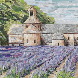 Lavender Field in Provence by Gina Torkos