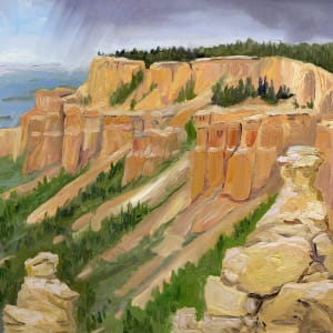 Stormy Sky Over Bryce Canyon by Faith Rumm