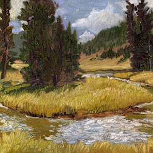Curve in the Creek #2 by Faith Rumm 